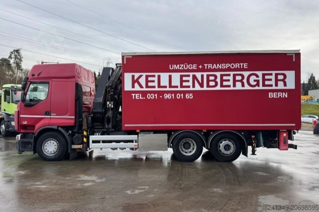 Truck mounted crane RENAULT Lander 460 6x2 HMF3722 4+4