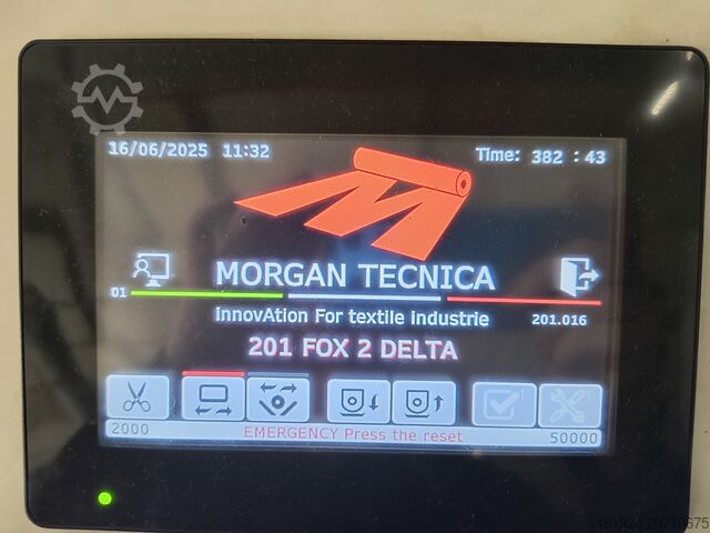 Cutter met bandoverlocker Morgan Tecnica Morgan Tecnica Next 2 Δ 80 ES FOX 2 50 Delta