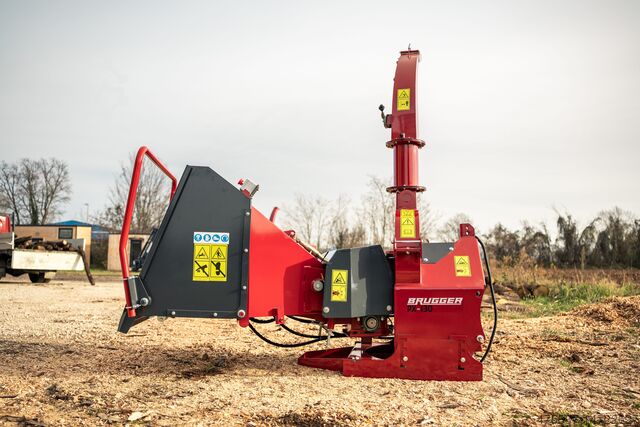 Aftakas - houtversnipperaar, houtversnipperaar Brugger PX130