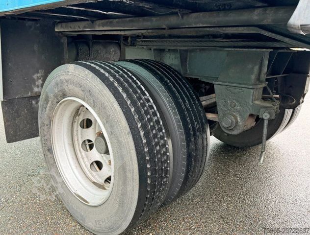 Box semitrailer FLOOR FLO-12-202 STEERING AXLE DRUM BRAKES HOLLAND-TRA