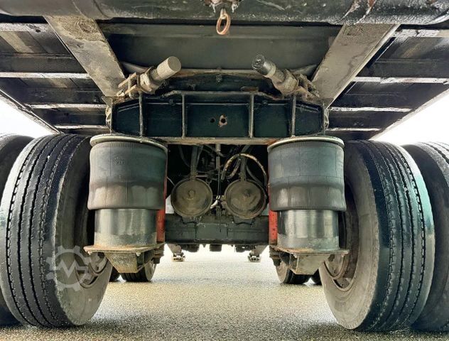 Box semitrailer FLOOR FLO-12-202 STEERING AXLE DRUM BRAKES HOLLAND-TRA