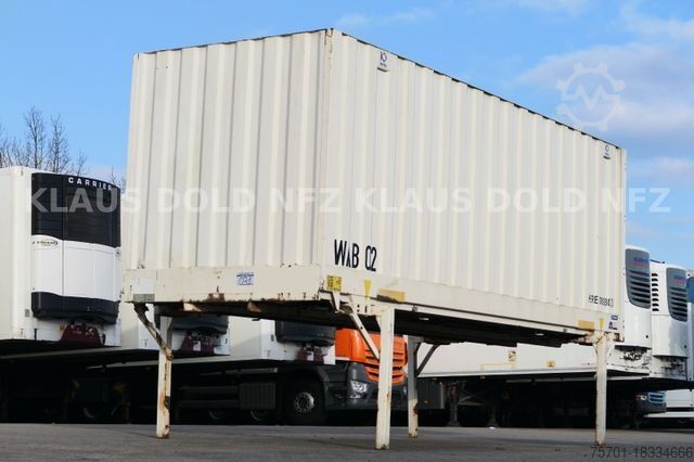 Remorcă cu caroserie interschimbabilă  WKST 745 Wechselbrücke BDF Container 47 m³