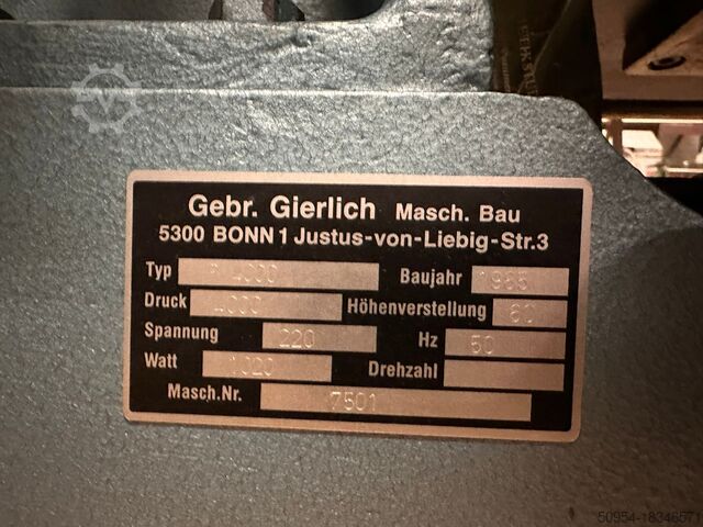 Boekbindmachine Gierlich A5, A4