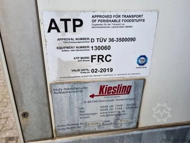 Gekoeld/bevroren transport DAF LF 45.220 Kuhlkoffer Thermoking T1000R LBW ST38...