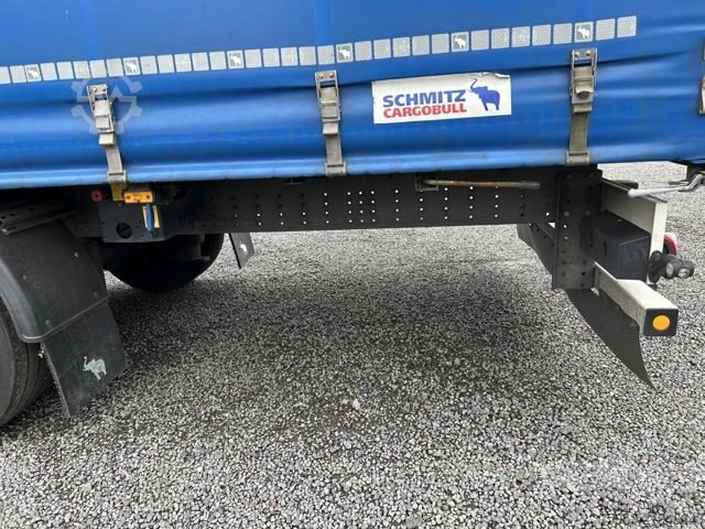 Semi-reboque aberto com lona Schmitz Cargobull SCS 24 Lasi  Palettenkasten Liftachse