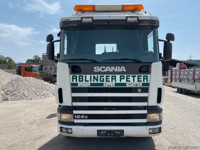 Kroklastbil SCANIA R124 GB 6x2 Abrollkipper Bj 2001