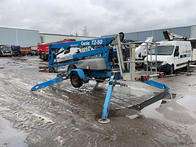 Trailer-Mounted Boom Lift Genie TZ-50 DC w/Drive (17m)