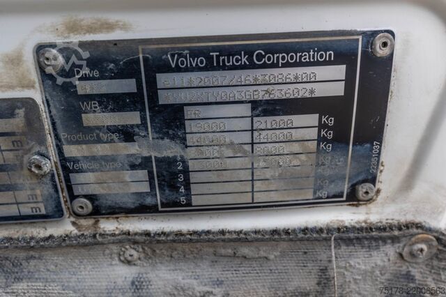 Standard-SZM VOLVO FMX GLOB 460+HYDR