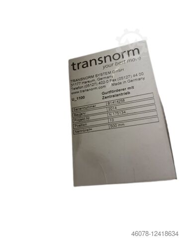 Transportband Transportband Transnorm GF 2670-600-500
