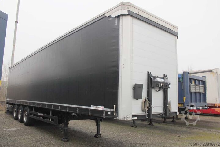 Naczepa otwarta z plandeką Schwarzmüller semirimorchio centinato francese usato