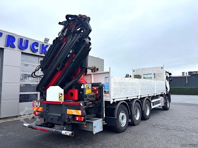 Grua montada em camião RENAULT C430-8X4-PALFINGER PK33002EH+JIB-26M!!-FUNK-EUR6