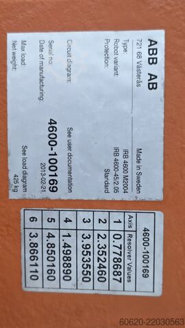 Robô industrial ABB IRB 4600-45/2.05 ABB IRB 4600-45/2.05 Type C