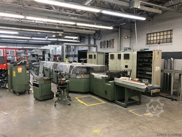 Multiple clamp perfect binder gatherer Kolbus KM 472