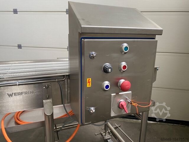 Vleesverwerkingsmachine Werfring Uitvoerband