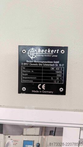 Poziome centrum obróbcze starrag Heckert CWK 400 D