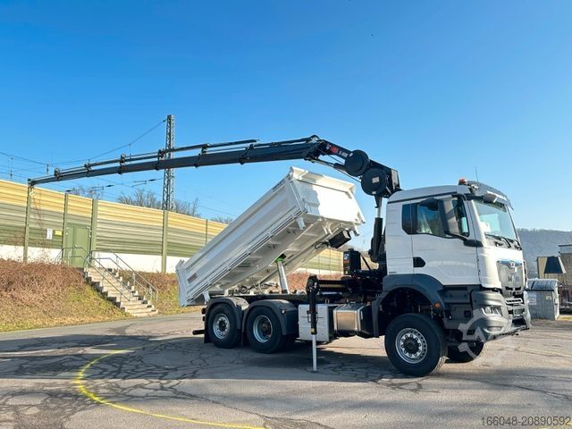 Sonstige MAN TGS 28.440 6x4-4/3-Seiten- Kipper / Hiab 228-6
