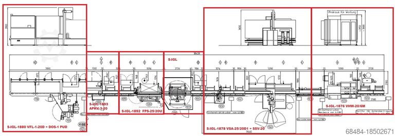Productiemachine voor isolerend glas Lisec VSA 25 superspacer applicator
