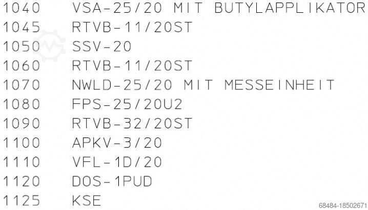 Productiemachine voor isolerend glas Lisec VSA 25 superspacer applicator