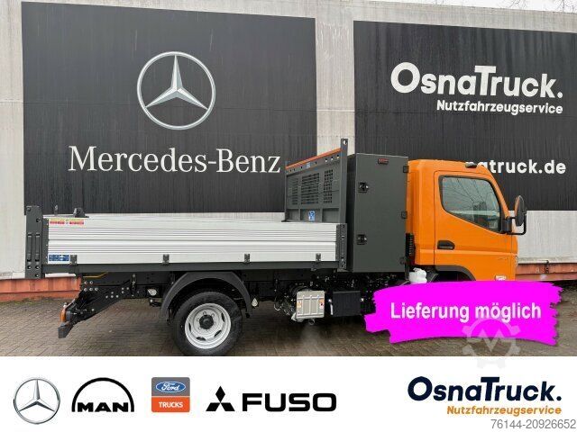 Billenőplatós furgon FUSO 3C15 Hinterkipper + Box Klima,AHK 3,5t,Diff.-Sp.