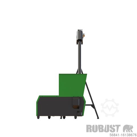 Wood shredder Robust Reuser SD 600/18,5 kW + screw conveyor