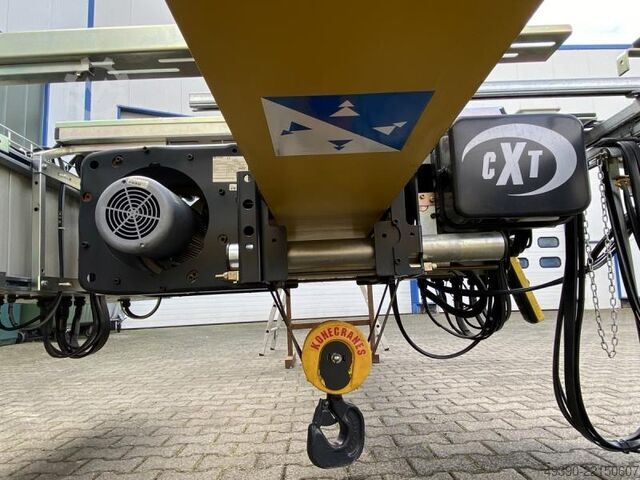 Enbalks traverskran med lyftverk, kranbalk 5 ton, spårvidd 4650 mm, krantrymmel, enbalkskran DEMAG - KONECRANES CTX40410050P35FBL05