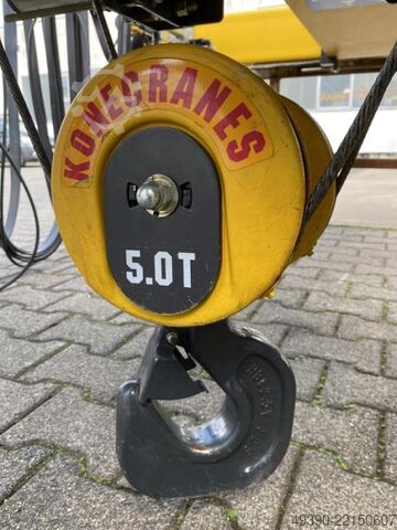 Enbalks traverskran med lyftverk, kranbalk 5 ton, spårvidd 4650 mm, krantrymmel, enbalkskran DEMAG - KONECRANES CTX40410050P35FBL05