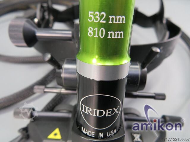 Laser system with standard foot switch Iridex OcuLight SLx mit Endosonde