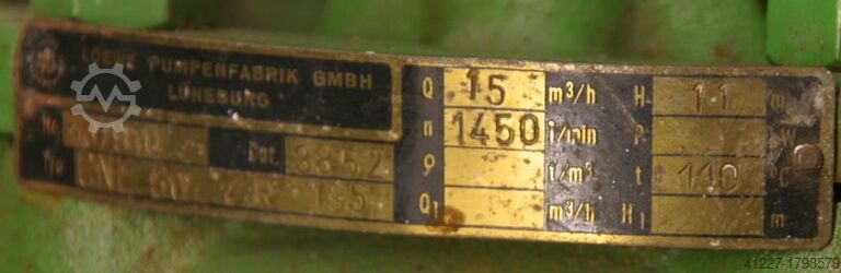 Kreiselpumpe LOEWE CNL50/R195