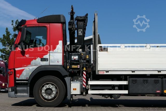 Camión de plataforma VOLVO FM 420 Pritsche Bordwände Kran Funk Euro 6