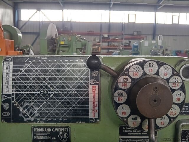 Leit-/Zugspindeldrehmaschine WEIPERT , WP 425