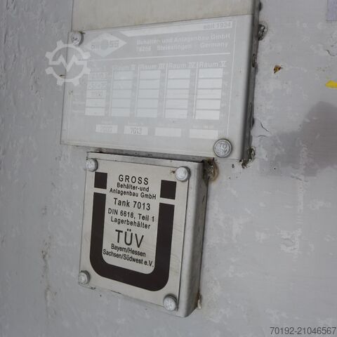 Nádrž o objemu 11 100 litrů z V4A / vyrobená dle DIN6618 Gross Apparatebau 9011