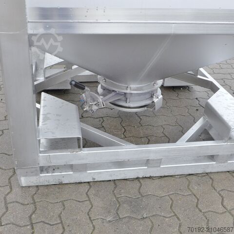 Container pentru vrac de 2000 de litri fabricat din V2A Thielmann (UCON) 8989