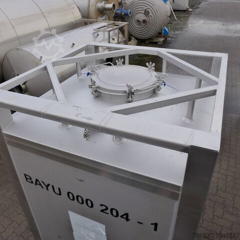 Container pentru vrac de 2000 de litri fabricat din V2A Thielmann (UCON) 8989