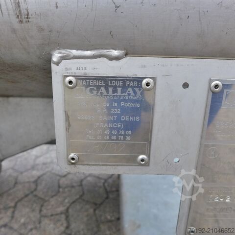 Container IBC de 1000 litri din V2A  8907