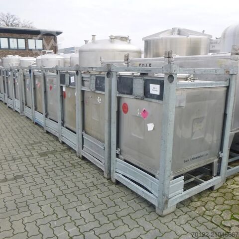 Container IBC de 1000 litri din V2A Umformtechnik Hausach (UCON) 8877