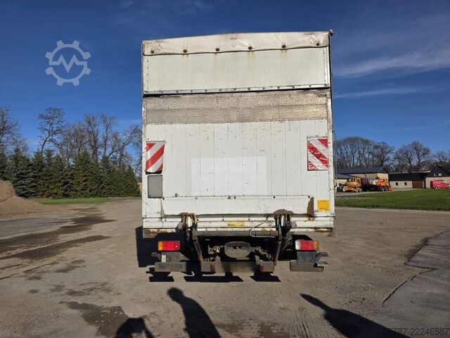Camión plataforma con toldo IVECO 120E25 Pritsche&Plane,Ladebordwand 1,5 To