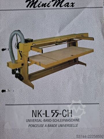 Hosszú szalagos csiszológép Mini Max NK-L 55-CH