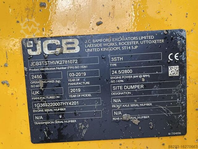 Dumper JCB 3STH