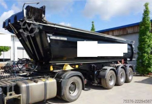 Sklopný návěs MEILLER KISA 3 Unfallschaden Stahlmulde