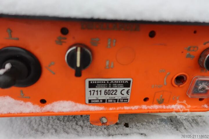 Box body Krone SD Trailer + Stuuras + Dhollandia laadklep 2000...