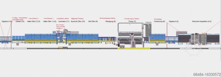 Horisontella pulverlackeringsanläggningar WAGNER SUPERTECH Spraybooth Type 16.000