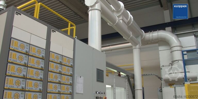 Horisontella pulverlackeringsanläggningar WAGNER SUPERTECH Spraybooth Type 16.000