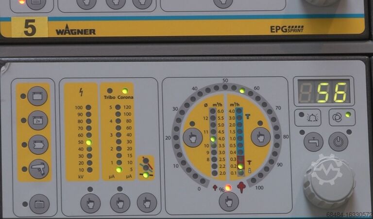 Horisontella pulverlackeringsanläggningar WAGNER SUPERTECH Spraybooth Type 16.000