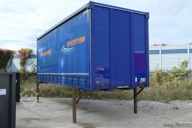 Wissellaadbak vrachtwagen Stern, BDF, Schiebeplane, Alu-Bordwände