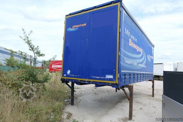 Wissellaadbak vrachtwagen Stern, BDF, Schiebeplane, Alu-Bordwände