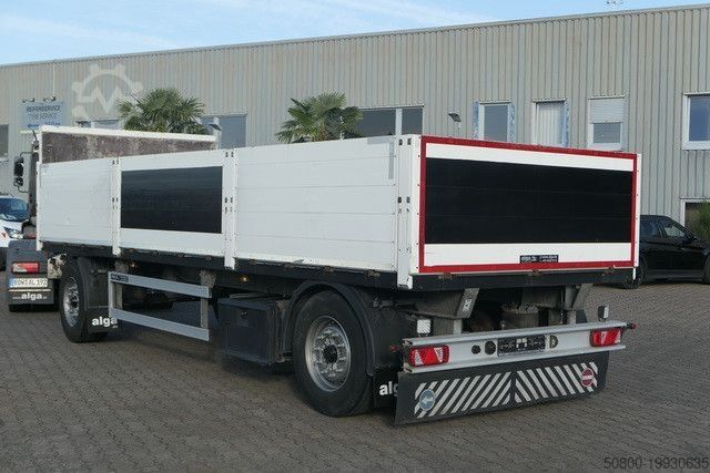 Remorcă deschisă Wilken A18-4-3, Verzinkt, Luftfederung,Baustoffe