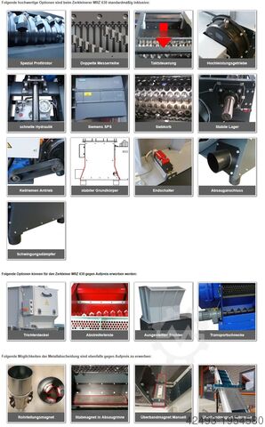 Vernietigingsfabriek muetek MRZ 630 - 18,5 kW