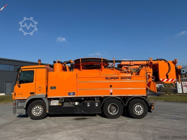 Vacuümtankwagen MERCEDES-BENZ Actros 2536  Wiedemann Super 2000, Recycler