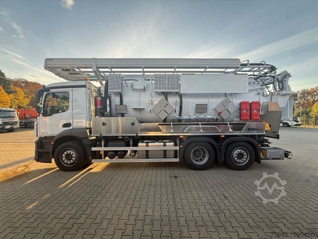 Wywrotka próżniowa MERCEDES-BENZ MB ACTROS 2546 6x2/ Kroll ADR Sauger, K 1,0 - 13
