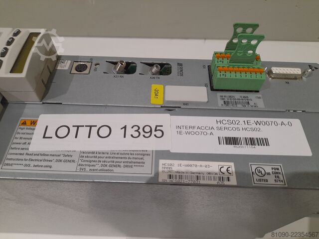 SERCOS HCS02 interface fra REXROTH REXROTH HCS02.1E-W0070-A-03-NNNN